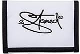 2Stoned Original Geldbörse Wallet mit Stickmotiv Classic Logo in Weiss