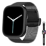 Levowatch DOITX3 Herren Smartwatch, Sprachassistent, 2.1' AMOLED Always-On Display, 3 Armbänder, BT5.3, für Android iOS, Fitness Tracker Uhr, Telefonfunktion, Schlafmonitor, wasserdicht, Realtek Chip