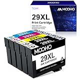 MOOHO 29 XL Kompatibel für Epson 29XL Tintenpatrone Ersatz für Expression Home XP-352 XP-342 XP-245 XP-235 XP-255 XP-332 XP-345 XP-335 XP-247 XP-355 XP-455 XP-442 XP-432 XP-435 XP-257 (5 Packung)