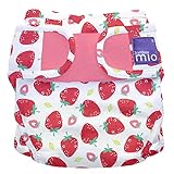 Bambino Mio, Mioduo Stoffwindel Überhose, Erfrischende Erdbeere,Größe 2 (9kg+)