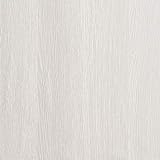 FENTIS Weiß und Grau Selbstklebende Tapete in Holzoptik Streifen Verdicktes Schälen und Kleben Holzstreifen Kontaktpapier Abnehmbare Rolle für Küchentürschrank Bartheke 40x200cm