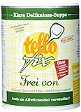 tellofix Klare Delikatess Suppe Frei von - milde Brühe ohne Geschmacksverstärker, ohne Farbstoffe und ohne Konservierungsmittel, vegan - 1 x 650 g