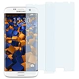 mumbi Schutzfolie kompatibel mit Samsung Galaxy S7 Edge Folie klar, Displayschutzfolie (2X)