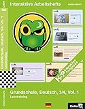 Interaktives Arbeitsheft, Nachhilfe geeignet Grundschule Deutsch 3/4, Vol. 1 - Lesetraining