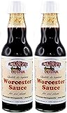 Altenburger Original Worcester Sauce, 2x200ml (400ml) in der Glasflasche, Worcestershire Sauce glutenfrei, laktosefrei, vegan, ohne Zusatz von Aromen