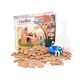 teifoc 8010 Burg/Haus - Steinbaukasten für Kinder ab 6 Jahren, pädagogisch wertvolles Lernspielzeug