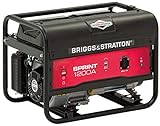 Briggs & Stratton SPRINT 1200A tragbarer Stromerzeuger, Generator, Benzin – 900 W Betriebsleistung/1125 W Startleistung, 030670