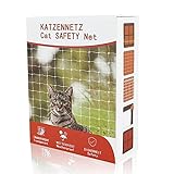 Beenle-Icey Schutznetz für Balkon, Sicherheitsnetz für Katzen, Transparent, Schutznetz für Haustiere und Spielzeug, Geländertresor aus Netz für Balkon Fenster Treppen