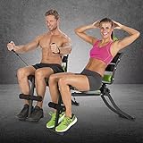 VITALmaxx 00162 Swingmaxx Fitnesstrainer 6 in 1 | Trainiert Bauchmuskeln, Rücken, Bizeps, Trizeps & Schultern | Platzsparend Verstaubar | Schwarz-Grün