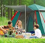 Chemu Wasserdichtes Outdoor-Camping-Pop-Up-Zelt Dicker Sonnenschutz Baldachin Automatisches Instant-Zelt für Familienfeiern Reisen Fit 3-4 Personen