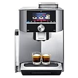 Siemens TI915531DE EQ.9 s500 Kaffeevollautomat (1500 Watt, maximales Aroma, vollautomatische Dampfreinigung, Baristamodus, sehr leise, iAroma) 2,3L, edelstahl