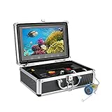 10' Inch Color Monitor 30M HD 1000Tvl Underwater Fishing Video Camera Kit 12 PCS Lamp Lights