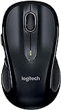 Logitech M510 Kabellose Maus, 2.4 GHz Verbindung via Unifying USB-Empfänger, 1000 DPI Laser-Sensor, 24-Monate Akkulaufzeit, 7 Tasten, PC/Mac - Schwarz