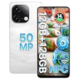 UMIDIGI G9C NFC Smartphone Ohne Vertrag Android 14-12(6+6) GB+128GB 50MP Kamera Handy 6,75 Zoll 90Hz Display,5000mAh,2,2GHz Prozessor,4G Dual-SIM,Inklusive Ladegerät,Bluetooth 5,4/Face ID/GPS-Weiß