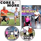AB Blast Übungs-DVDs für Senioren und Anfänger, Taillenbetonung, stärker, geringe Auswirkung, keine Bodenübung für Senioren, DVD, Stuhlübungen für Senioren für Senioren und Senioren für den Rumpf.