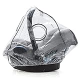 Universal Komfort Regenschutz für Babyschale (z.B. Maxi-Cosi/Cybex/Römer) - gute Luftzirkulation, verschließbares Kontakt-Fenster, Eingriffsöffnung für Tragegriff, PVC-frei