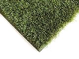 Kunstrasen Rasen-Teppich Meterware - MIDSOMMAR, 4,00m x 18,00m, Hochwertiger, UV-Beständiger, Wasserdurchlässiger Outdoor Bodenbelag für Balkon, Terrasse und Garten