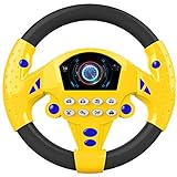 Kinderlenkrad Spielzeug Electronic Steering Wheel Geräusche Sound Lenkrad Kinder Fahrsimulator Auto Simulation Spielzeug für Kinder Jungen Mädchen