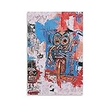 Jean-Michel Basquiat Gemälde Poster Wandkunst Raumdekoration für Teenager Mädchen Wandbild für Wohnzimmer Badezimmer Heimdekoration 40 x 60 cm