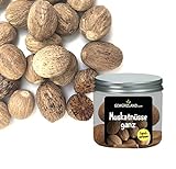 Muskatnüsse ganz, handverlesene Muskatnüsse in bester Qualität Tiegel - Gewürze, Kräuter und Tee bei Gewürzland bestellen/kaufen
