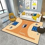 Kunsen Moderne Teppiche Abstrakte, einfache, rutschfeste, modische, fleckenbeständige Innendekoration, die mit Wasser gewaschen werden kann pflegeleicht mehrfarbig wohnzimmer teppich Schlafzi160x200CM