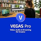 VEGAS Pro 20 - Video, Audio & Streaming für Kreative | Videobearbeitungssoftware | Videoschnittsoftware | Windows 10/11 PC | 1 Lizenz | Pro | PC Aktivierungscode per Email