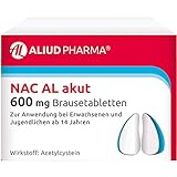 NAC AL akut 600 mg Brausetabletten zur Schleimlösung bei Atemwegserkrankungen, 20 St. Tabletten