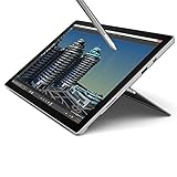 Microsoft Surface Pro 4 Tablet, Schwarz, Silber, 256 GB, 8 GB RAM, Intel Core i5 (Generalüberholt)