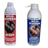 Hagopur Wildschwein-Stopp je 400 ml Blau und Rot