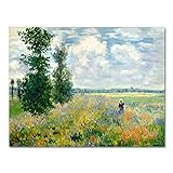 Claude Monet at Argenteui Landschaftsmalerei Poster und Drucke Wandkunst Bild für Wohnzimmer Wohnkultur Kunstwerk 75x90cm (30 'x 35') Ungerahmt