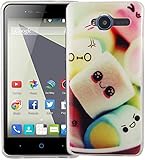König Design Handyhülle kompatibel mit ZTE Blade L3 Silikon Case Hülle Sturzsichere Back-Cover Handyhülle - Marshmallow