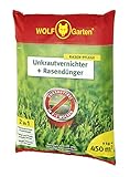 WOLF Garten WOLF-Garten - 2-in-1: Unkrautvernichter plus Rasendünger SQ 450, beig