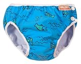 ImseVimse Schwimmwindeln für Jungen 4-6 kg / NB wasserblaue Fische