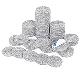 Shintop Furniture Pads,50 Pieces Felt Pads Self Adhesive Round Furniture Feet Protectors for Floor and Furniture Grey