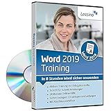 Word 2019 Training - In 8 Stunden Word sicher anwenden | Einsteiger und Auffrischer lernen mit diesem Kurs Schritt für Schritt wichtige Grundlagen von Word | CD inkl. Online-Kurs [1 Nutzer-Lizenz]
