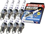 BRISK Silver DR15YS 1334 Zündkerzen Benzin LPG GPL CNG Autogas, 8 Stück