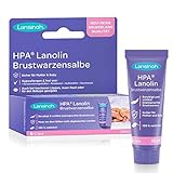 Lansinoh HPA Lanolin Brustwarzensalbe, 100% natürlich - beruhigt & schützt beanspruchte Brustwarzen - Dermatest'sehr gut 10920 Transparent 10 ml (1er Pack)