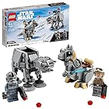 LEGO 75298 Star Wars at-at vs. Tauntaun Microfighters Bauset mit Luke Skywalker und at-at Pilot Minifiguren