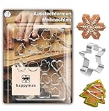 20er Keksausstecher Weihnachten Plätzchenausstecher Steckform Ausstechform zum Backen Set - Weihnachten & XMAS - Keksausstecher & &