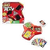 Mattel Games HCC21 - UNO Triple Play Kartenspiel, Spielzeug ab 7 Jahren
