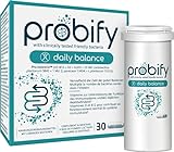 Probify Daily Balance - Klinisch geprüfte Bakterienstämme und ausgewählte Vitamine - unterstützt das Immunsystem und das tägliche Wohlbefinden* - 1 x 30 Kapseln, 1-Monatsvorrat