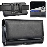 Furill Schutzhülle für Samsung Galaxy S5, S6 Edge, S6 Edge, S7, S7, Active Holster, Gürtelclip, Ledertasche, Magnetverschluss, integrierter Kartenhalter, für iPhone 6 Plus, iPhone 7 Plus/8 Plus,