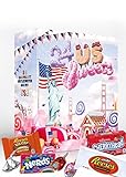US Süßigkeiten Adventskalender 2023 I 24 Original Sweets aus Amerika I American Candy Adventskalender