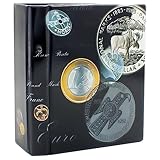 SAFE 7817 Münzalbum Münzen Sammelalbum - Euro Münzen aufbewahren - Euromünzen Sammelalbum 1 Cent bis 2 Euro ohne Kap