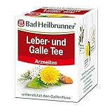 Bad Heilbrunner Leber- & Galle Tee - Arzneitee im Filterbeutel - Pfefferminzblätter, Löwenzahn, Javanische Gelbwurz, Schafgarbenkraut - unterstützt den Gallenfluss (3 x 8 Filterbeutel)