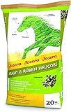 JOSERA Kraut & Rüben Heucobs (1 x 20 kg) | Premium Pferdefutter | Pferdefutter zum Auffüttern | Melassefrei und ohne Zuckerzusatz | CO2-neutral produziert und getrocknet | 1er Pack