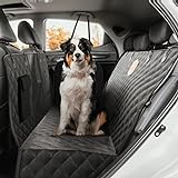 Rudelkönig Hundedecke für Auto Rückbank - Wasserabweisende Autoschondecke für Hunde mit Seitenschutz und Sichtfenster - Pflegeleichte Universal Autodecke für den Rücksitz