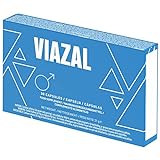 Viazal - Original Viazal blaue Pillen für aktive Männer - Ginkgo, Maca, D-Asparaginsäure, Ginseng - Zink Booster (30 Kapseln)