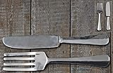 Wand-Objekt Messer und Gabel Set ca. 59 cm sortiert