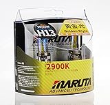 MARUTA® H13 60/55W Goldgelb 2900K 12V Xenon Gas gefüllt Auto Scheinwerfer Nebelscheinwerfer Birnen mit fortschrittlicher Technologie